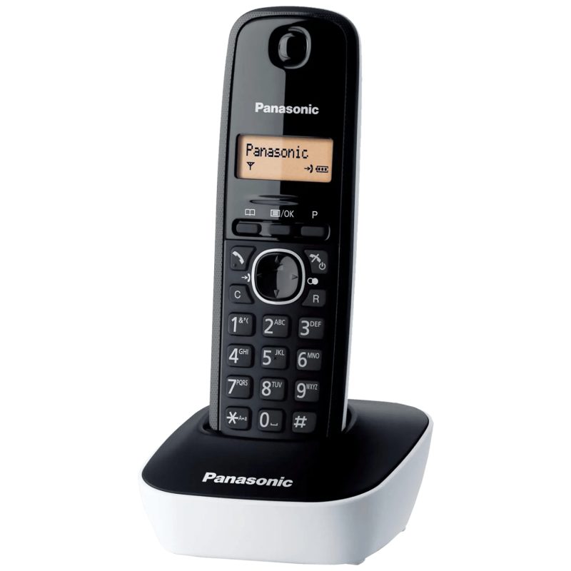 Panasonic Telefon bežični, LED display, bijelo/crni - KX-TG1611FXW