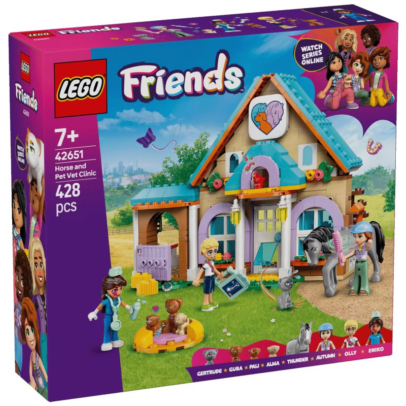 Lego Veterinarska klinika za konje i ljubimce, LEGO Friends