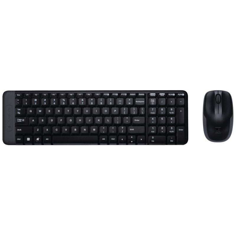 Logitech Tastatura + miš, bežični set, 2.4 GHz - MK220