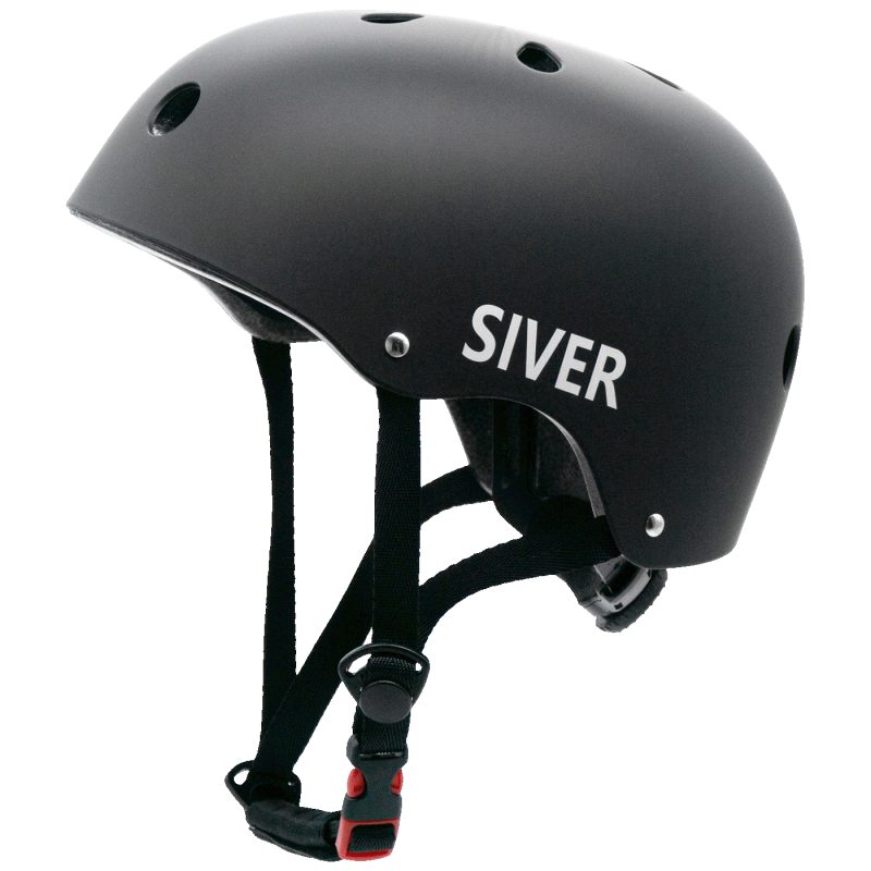 Siver Zaštitna kaciga, "M", crna - HT-38 size M, black