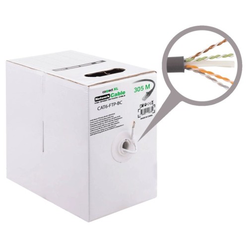 Connect XL Mrežni FTP kabl, CAT6, BC, 305 met. - CAT6-FTP-BC
