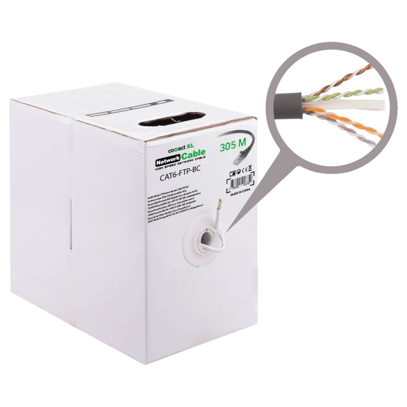 Connect XL Mrežni FTP kabl, CAT6, BC, 305 met. - CAT6-FTP-BC