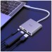 hoco. Konverter USB HUB type C to USB3.0/HDMI/PD - HB14 Easy use