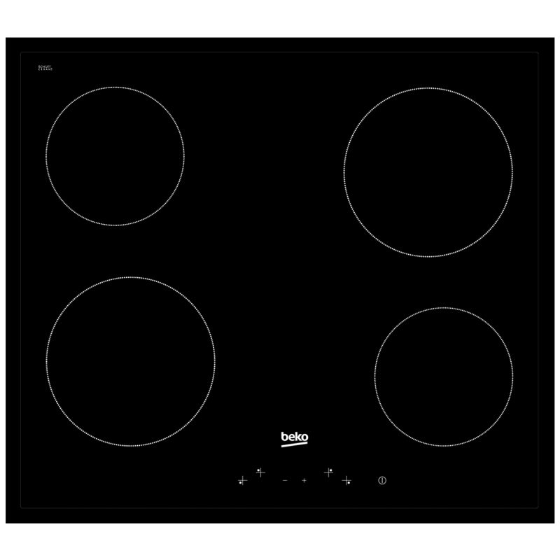 Beko Ugradbena staklokeramička ploča za kuhanje 60cm, 4 zone - HIC 64400 E