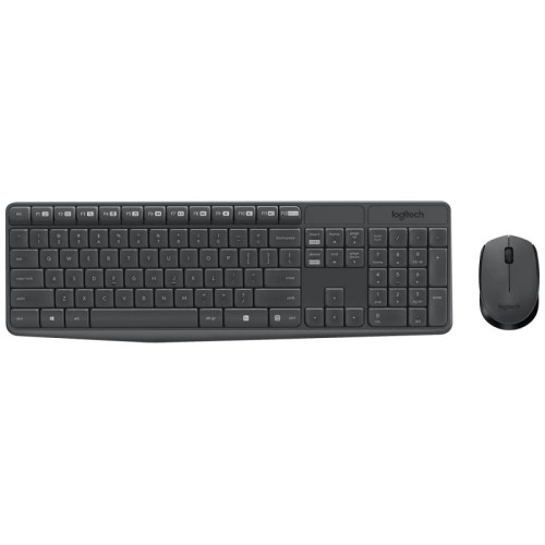 Logitech Tastatura + miš, bežični set, 2.4 GHz - MK235