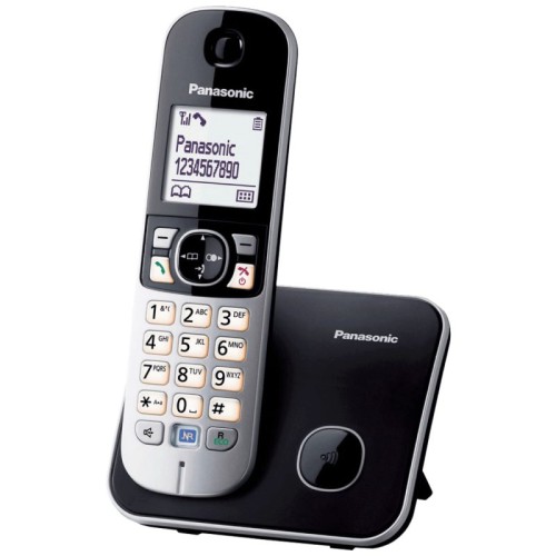Panasonic Telefon bežični, DECT, 1,8" LCD display, spikerfon - KX-TG6811FXB