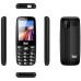 MeanIT Telefon mobilni, SOS tipka, LED svjetiljka - SENIOR 15, Crni