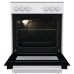 Gorenje Štednjak, 4 staklokeramička ploča, 8400W, pećnica 65 lit, A - GEC6A11WG