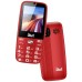 MeanIT Telefon mobilni, SOS tipka, LED svjetiljka - SENIOR 15, Crveni