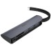 hoco. Konverter USB HUB type C to USB3.0/microSD/SD čitač - HB17 Easy connect