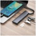 hoco. Konverter USB HUB type C to USB3.0/microSD/SD čitač - HB17 Easy connect