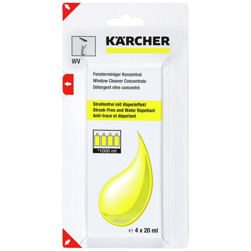 Karcher Sredstvo za čišćenje stakla, koncentrat, 4 x 20 ml - RM 503