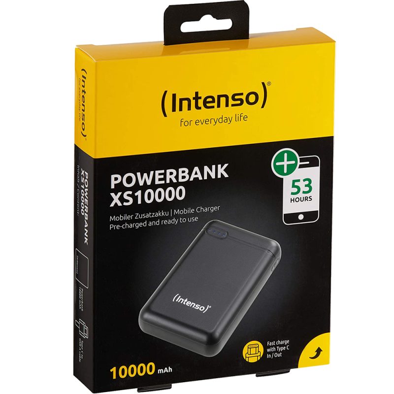 Intenso Prijenosni punjač za mobitele i tablete 10000mAh - POWERBANK XS10000 black