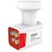 REDLINE LNB Quattro, šum 0,1 dB, DVB-S2 ( HD - UHD ) - WL-Q QUATTRO