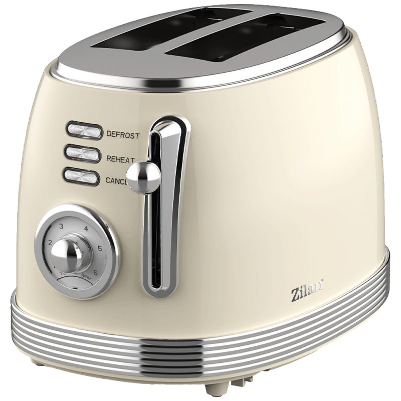 Zilan Toster, 2 otvora za kruh, 6 nivoa grijanja, 850W, Retro - ZLN1191