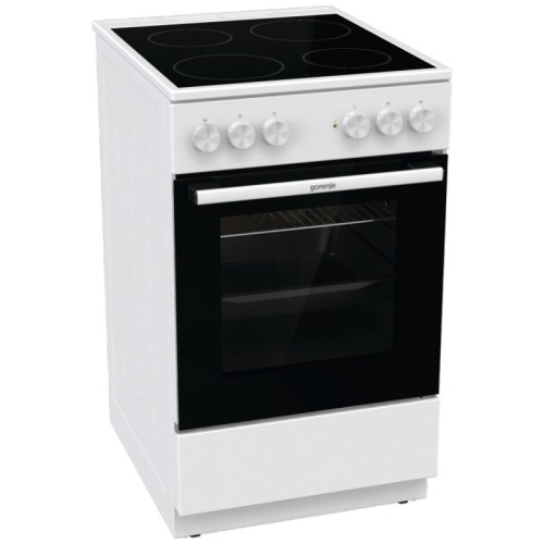 Gorenje Štednjak, staklokeramička ploča, 8000W, pećnica 68 lit, A - GEC5A11WG