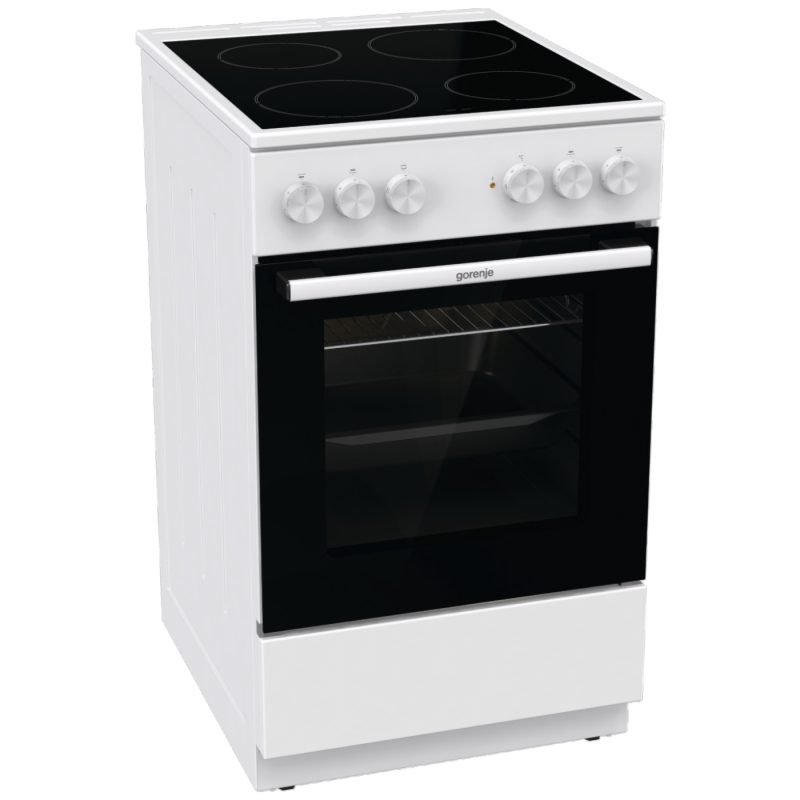 Gorenje Štednjak, staklokeramička ploča, 8000W, pećnica 68 lit, A - GEC5A11WG