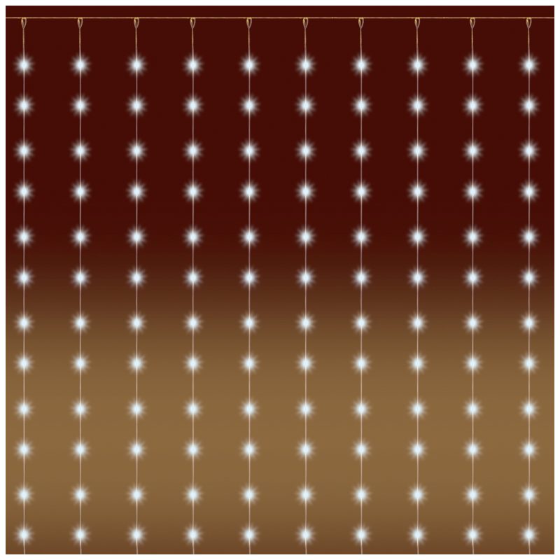 home Dekorativna LED rasvjeta, zavjesa - MLF 400/WW