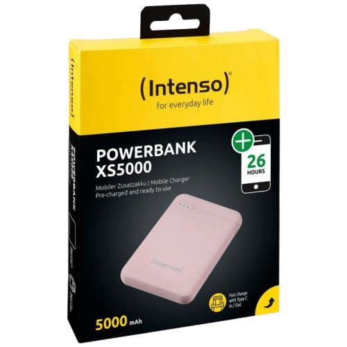 Intenso Prijenosni punjač za mobitele i tablete 5000mAh - POWERBANK XS5000 Rose
