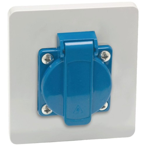 Famatel Utičnica zidna, schuko, 16A, 250V, 1x2P+TTL, IP54 - 3915