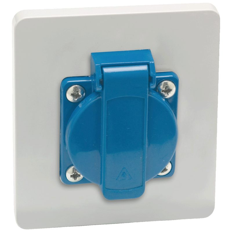 Famatel Utičnica zidna, schuko, 16A, 250V, 1x2P+TTL, IP54 - 3915