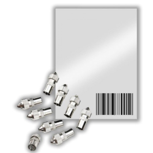 ZED electronic RF utičnica metalna, pak. 25 kom. - RFZA/25