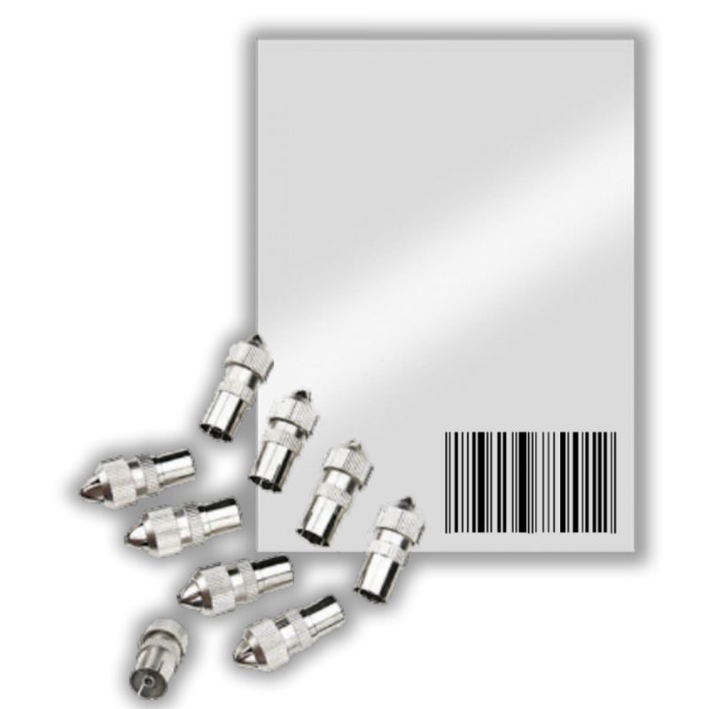 ZED electronic RF utičnica metalna, pak. 25 kom. - RFZA/25