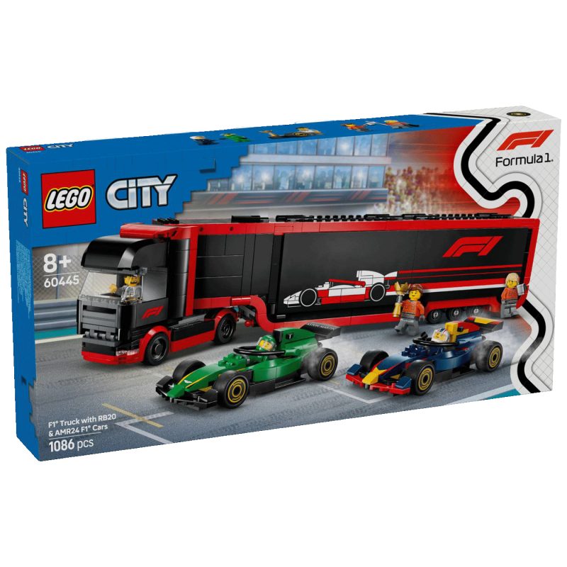 Lego Kamion za F1® s autima RB20 i AMR24, LEGO City - Kamion za F1 s autima RB20 i AMR24