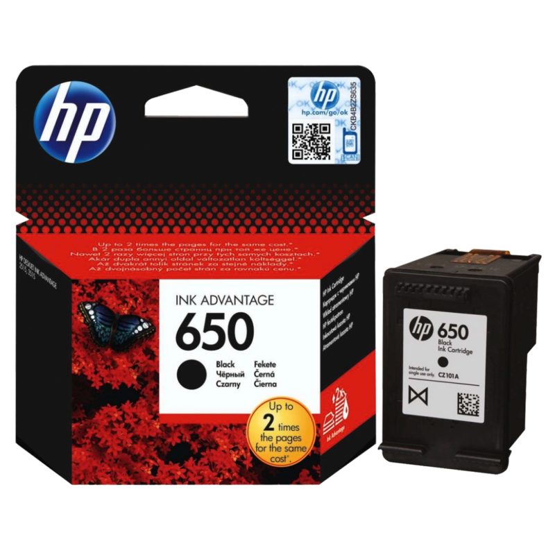 HP Tinta za InkJet 650 (CZ101AE) 6,5 ml , 360 stranica