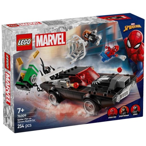 Lego Spider-Man protiv Venoma u sportskom autu, LEGO Marvel