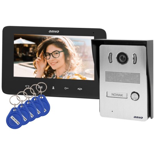 Orno Video interfon 7", set, Indi N - OR-VID-VP-1069/B
