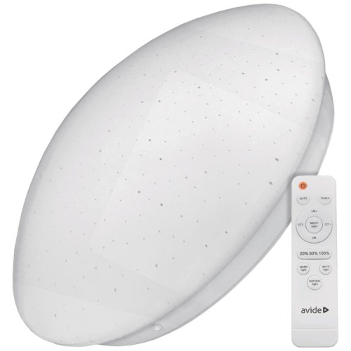 Avide Plafonjera sa daljinskim upravljačem,LED,80W, 4800lm,5000K - ACLOCCT-80W-R-ST