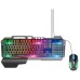 hoco. Tipkovnica+miš, gaming set, RGB osvjetljenje, USB - GM12
