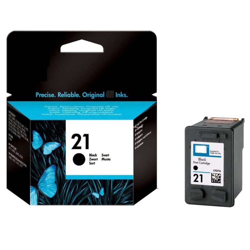 HP Tinta 21 (C9351AE), crna , 9ml, 195 stranica
