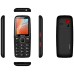 MeanIT Telefon mobilni, 2.4" zaslon, SOS tipka, crni - SENIOR 10 Plus, Crni