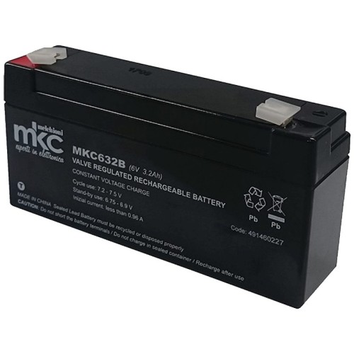MKC Baterija akumulatorska, 6V / 3.2Ah - MKC632B