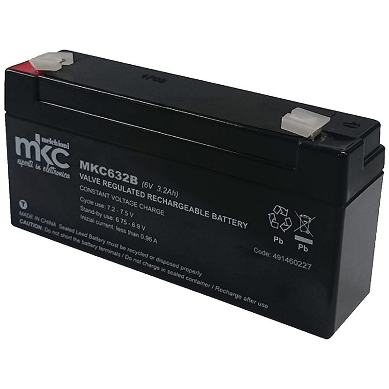 MKC Baterija akumulatorska, 6V / 3.2Ah - MKC632B