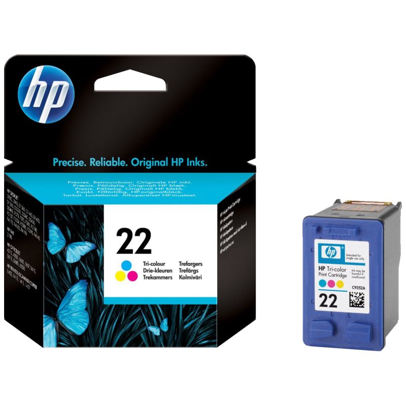 HP Tinta 22 (C9352AE), boje , 5ml, 165 stranica