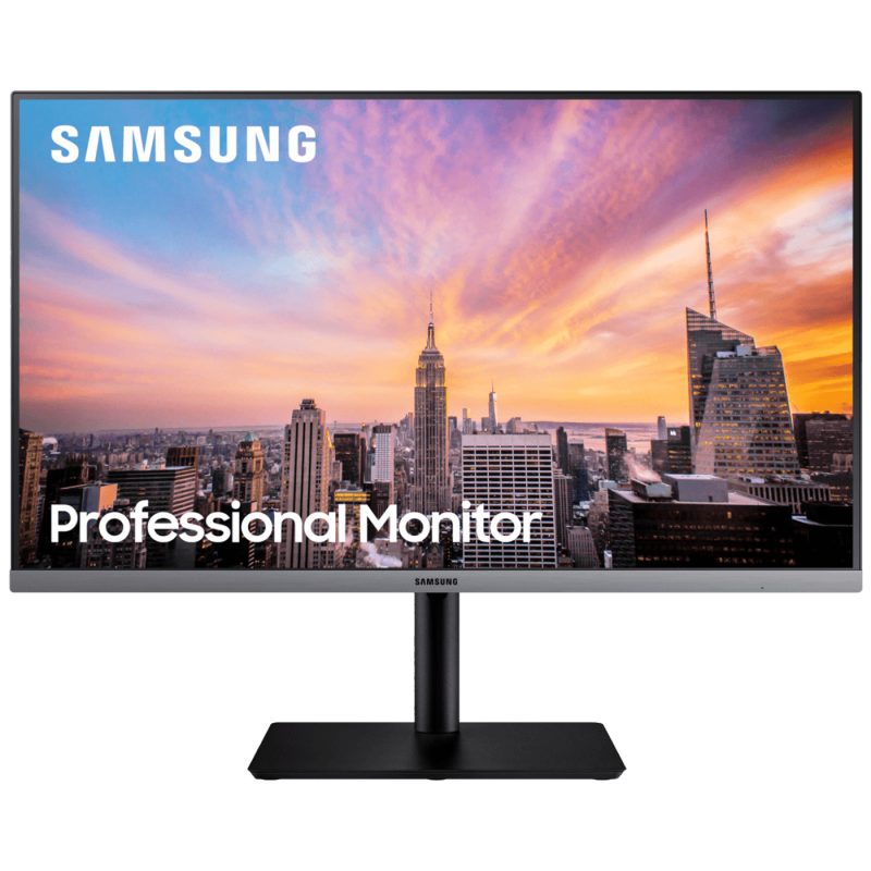 Samsung Monitor 27", Pivot, IPS LED, FullHD, HDMI, DisplayPort - LS27R650FDUXEN