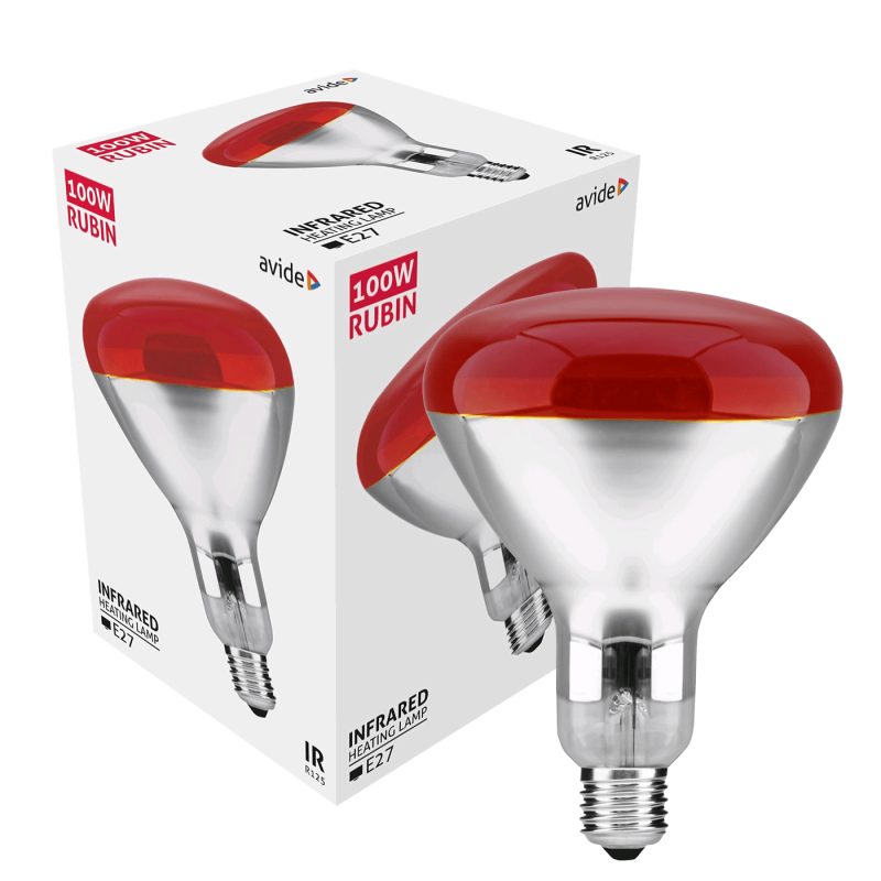 Avide Sijalica, 100W, E27, Infra Red, IP20 - ASIR27-100W-R
