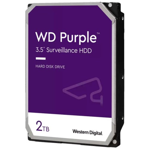 Western Digital Hard disk 3,5", 2TB, Caviar Purple, pog. za video nadzor - WD23PURZ