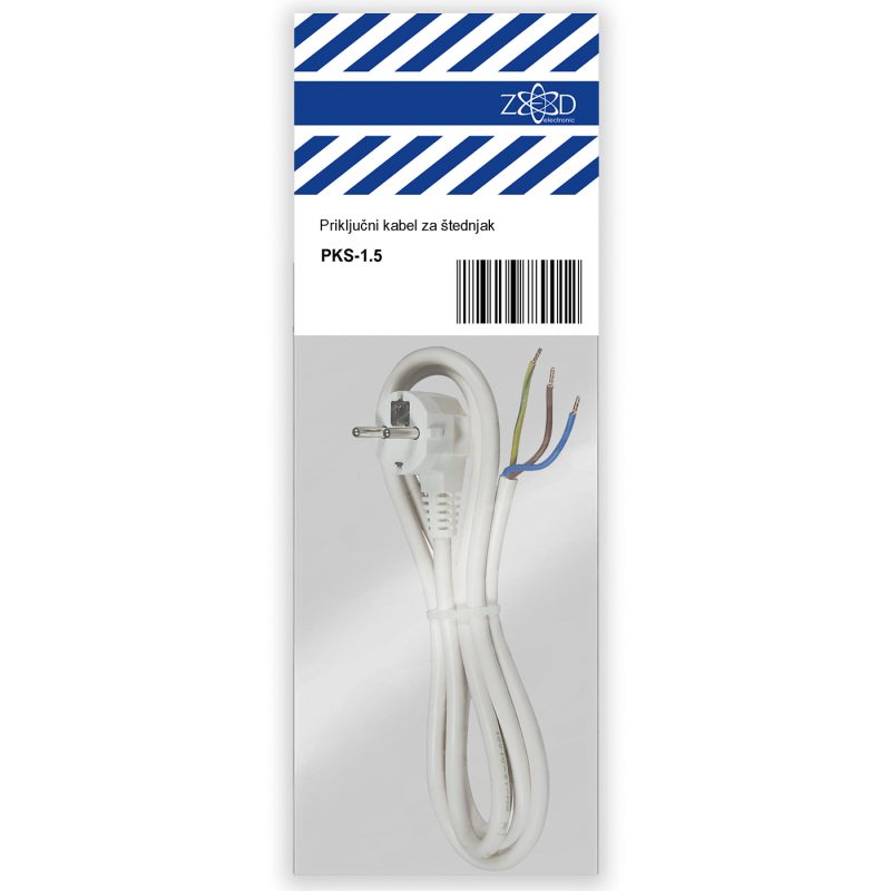 ZED electronic Priključni kabl za štednjak 1,5 metar - PKS-1.5
