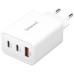 Intenso Punjač kučni, brzi, 1 x USB-A, 2 x UCB-C, 3A, 65W - Power Adapter W65ACC GaN