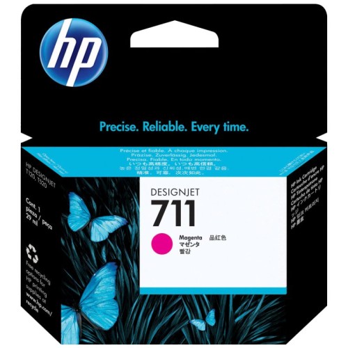 HP Tinta 711 ( CZ131A ), 29ml, magenta