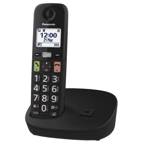 Panasonic Telefon bežični, DECT/GAP, 1.8" display, crna boja - KX-TGU110FXB