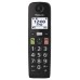Panasonic Telefon bežični, DECT/GAP, 1.8" display, crna boja - KX-TGU110FXB