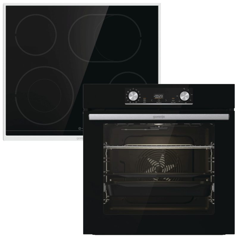 Gorenje Set ugradbena ploča ECT43X/ugradbena pećnica BOSX6737E06BG - BLACK STEAM SET