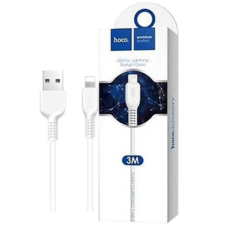 hoco. USB kabl za iPhone , Lightning kabl, dužina 3 met. - X20 Flash Lightning 3m