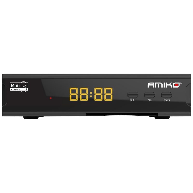Amiko Prijemnik DVB-S2+T2/C, H.265, Full HD, HDMI, USB - MINI COMBO 3