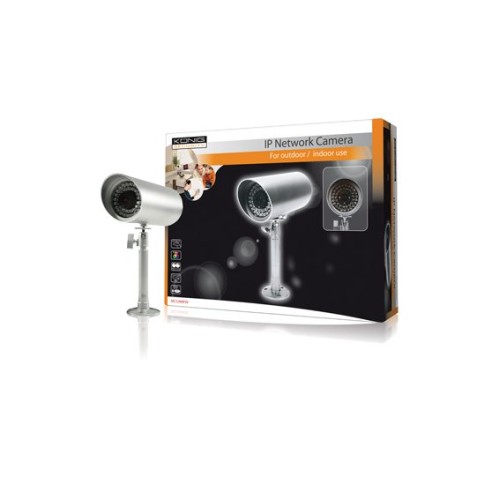 Konig Kamera IP, CMOS, 640x480, LED 40x, unutrašnja+vanjska - SEC-CAMIP20